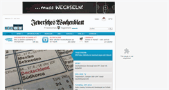 Desktop Screenshot of jeversches-wochenblatt.de