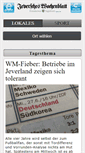 Mobile Screenshot of jeversches-wochenblatt.de