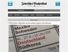 Tablet Screenshot of jeversches-wochenblatt.de